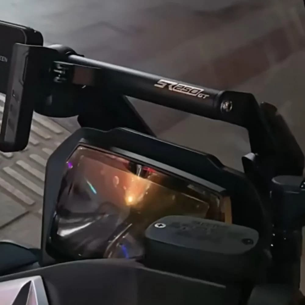 2025 2026 Moto 22 MILLIMETRI GPS Staffa di Navigazione Del Telefono Barra Anteriore Supporto Del Telefono Del Basamento di Montaggio PER VOGE SR250GT SR 250 GT 250GT 2024