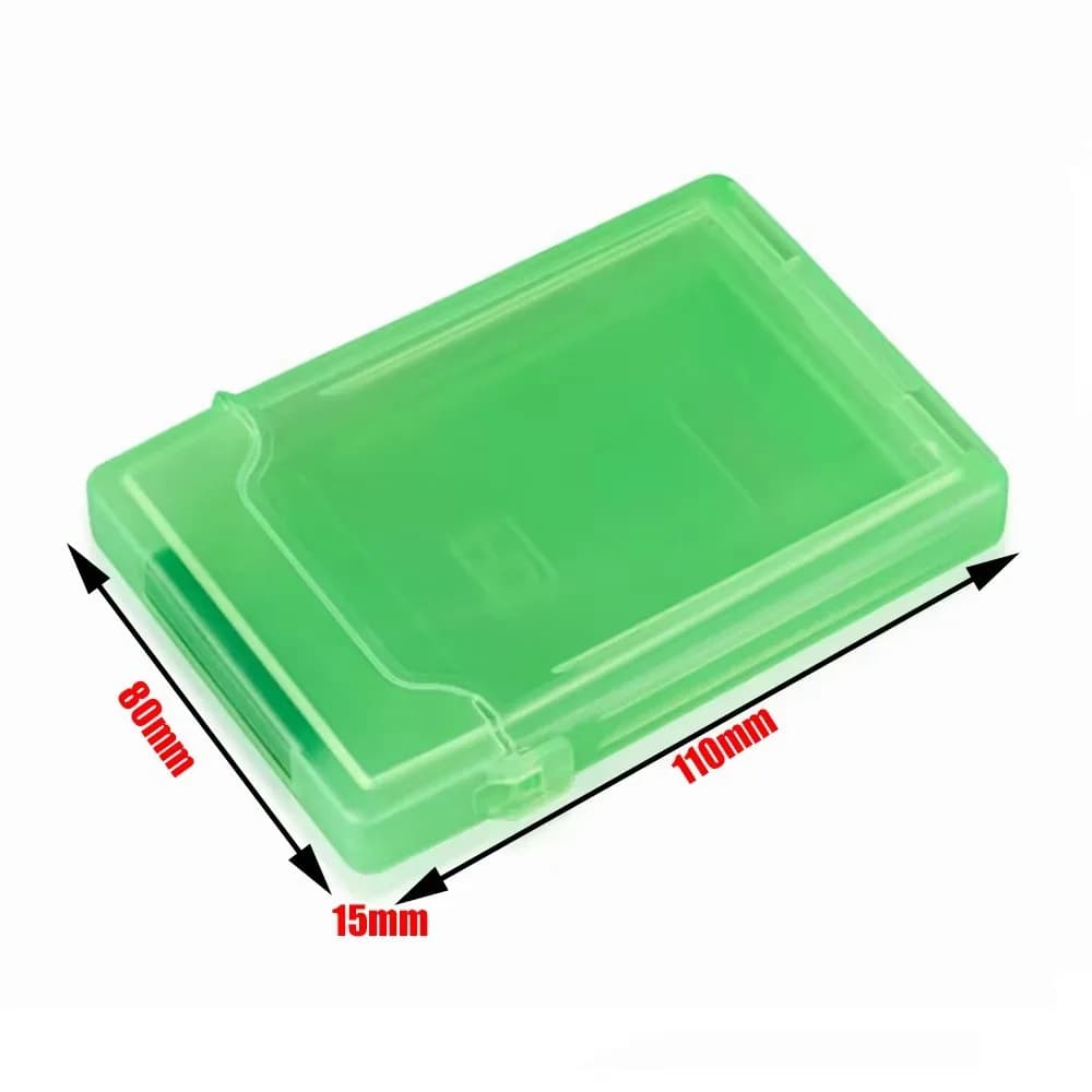 Storage Case Shockproof HDD Storage Box Plastic 3.5 Inch External Hard Drive Storage Box 2.5 Inch Hard Drive Disk Case