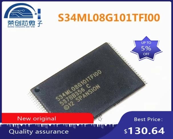 (1 PZ) (2 PZ) (5 PZ) (10 PZ) nuovo originale S34ML08G101TFI000 S34ML08G101TFI00 TSOP48 chip di memoria flash 8G