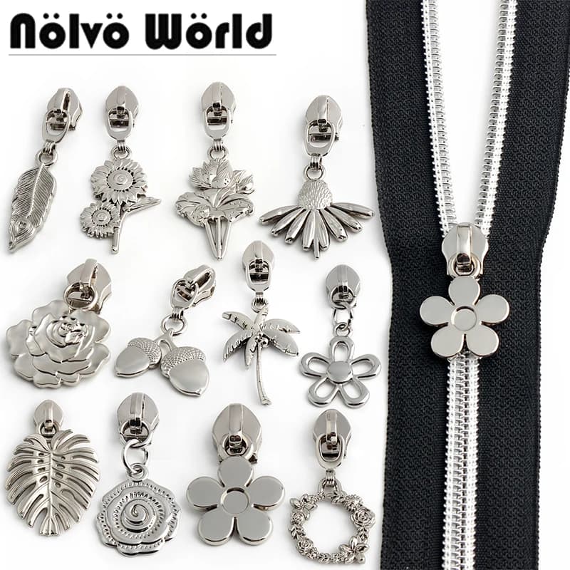 5/10/20 pezzi nastro fai da te 5 # Cursori per cerniere inverse per estrattore di cerniere in nylon Cerniere invisibili Tirare le cerniere Kit di riparazione Accessori per cucire