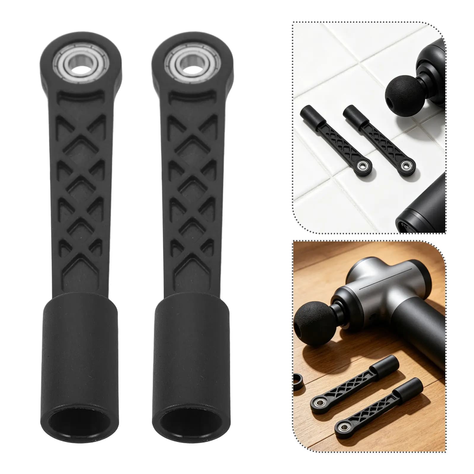 5Pcs Fascia Gun Direct Connecting Rod Internal Replacement Parts for Deep Tissue Percussion Massager 12.5-13Mm Repair Components