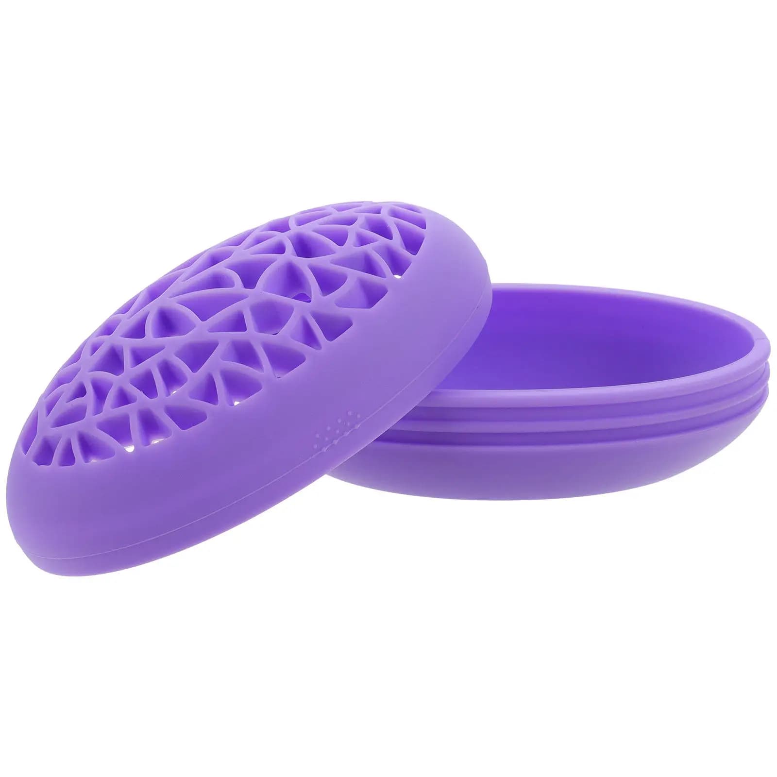 Supporto per Pennelli da Trucco in Silicone, Organizzatore Multiuso, Porta Matite per Sopracciglia, Contenitore per Strumenti di Trucco