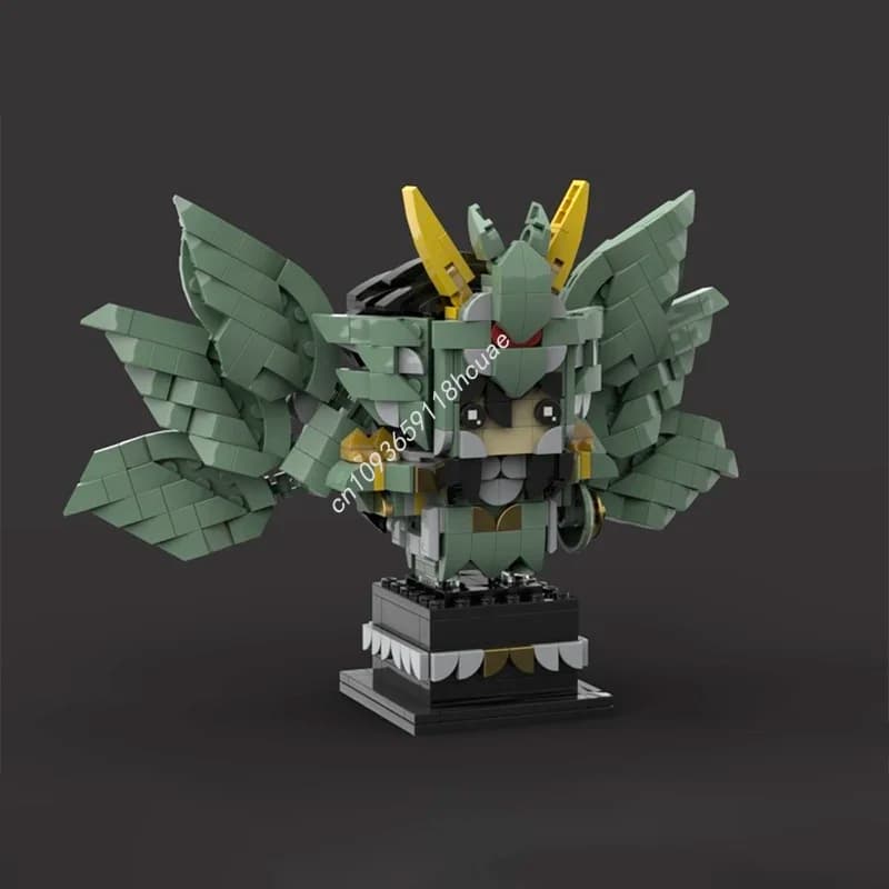 663pcs MOC Shiryu "Goder Cloth" Brickheadz Building Blocks Christmas Gift Enthusiasts High Detail Collector’s for Vintage Model