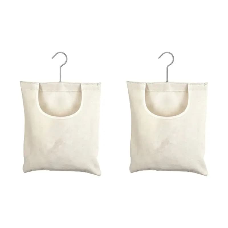 AT21-2X Borsa porta mollette da bucato, organizer appendibile per mollette, sacchetti lavabili per mollette