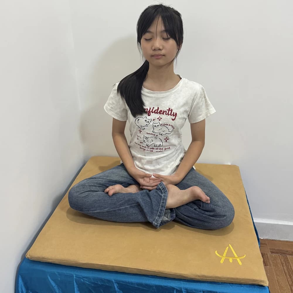 Air Fiber meditation cushion, YOGA 80cm*73cm mat, large format suitable for meditation support - Find your perfect Zen