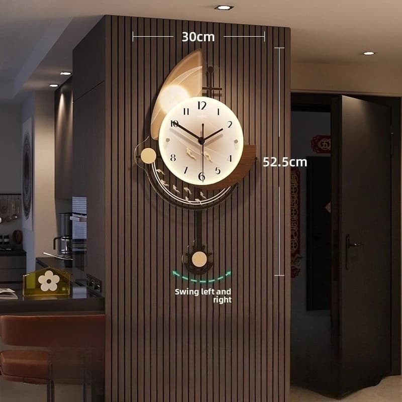 Orologio da parete di lusso con decorazione del soggiorno Orologio da parete moderno Orologio digitale da parete con grande orologio da parete con pittura sospesa astratta