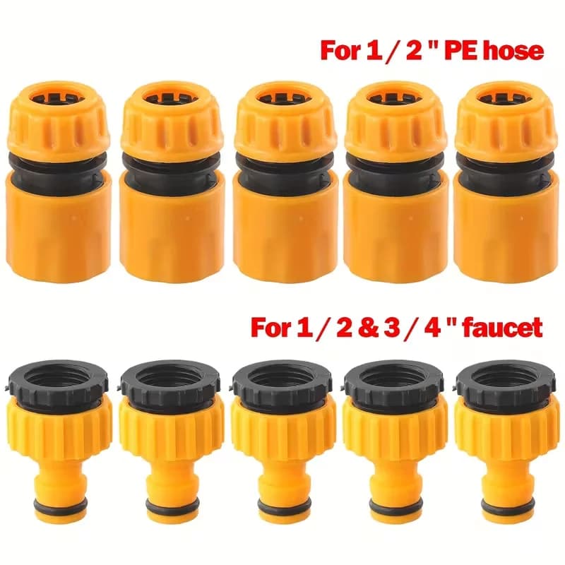 6 pcs universal hose thread tap adapters for maintenance of outdoor vehicles for garden irrigation