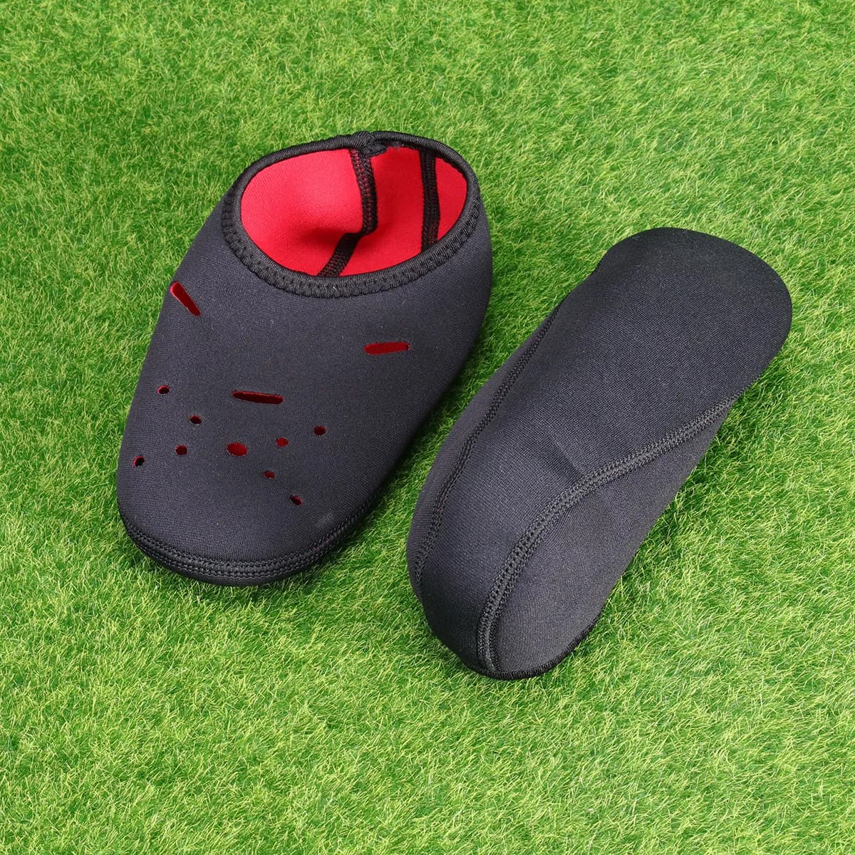 1 paio di calzini da snorkeling unisex traspiranti ad asciugatura rapida per adulti, per immersioni, nuoto, surf, sport acquatici, drenaggio leggero e comprimibile