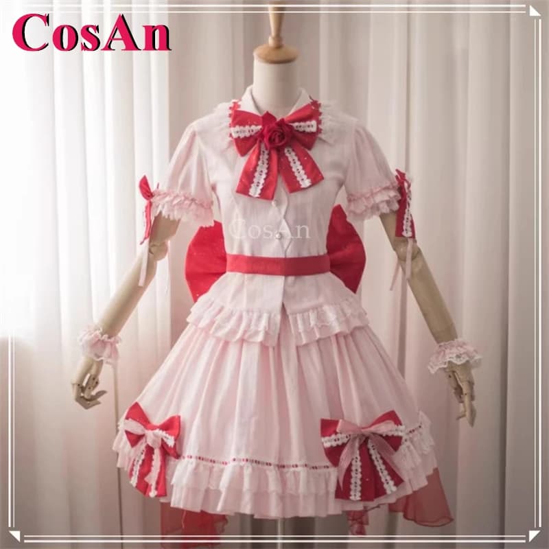 CosAn diPersonalized di Cosplay Costume of the game Touhou Project Remilia Scarlet Gorgeous sweet pink formal dress for parties and role-playing games