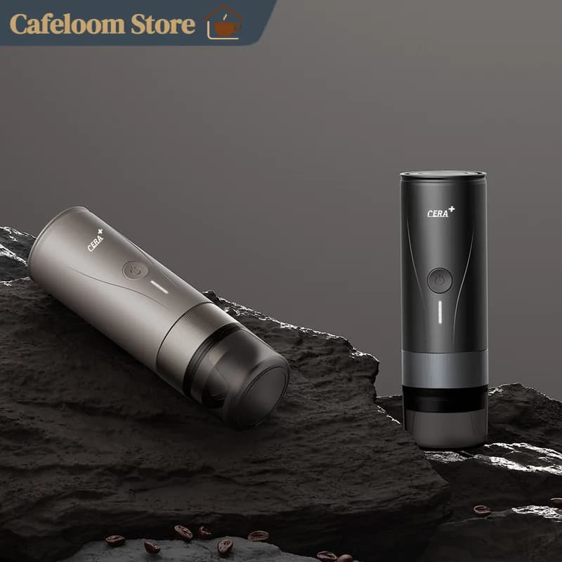 CERA PCM04A Professional Edition Portable Espresso Coffee Machine Semi Automatic Small Coffee Maker For Home Car Outdoor Travel