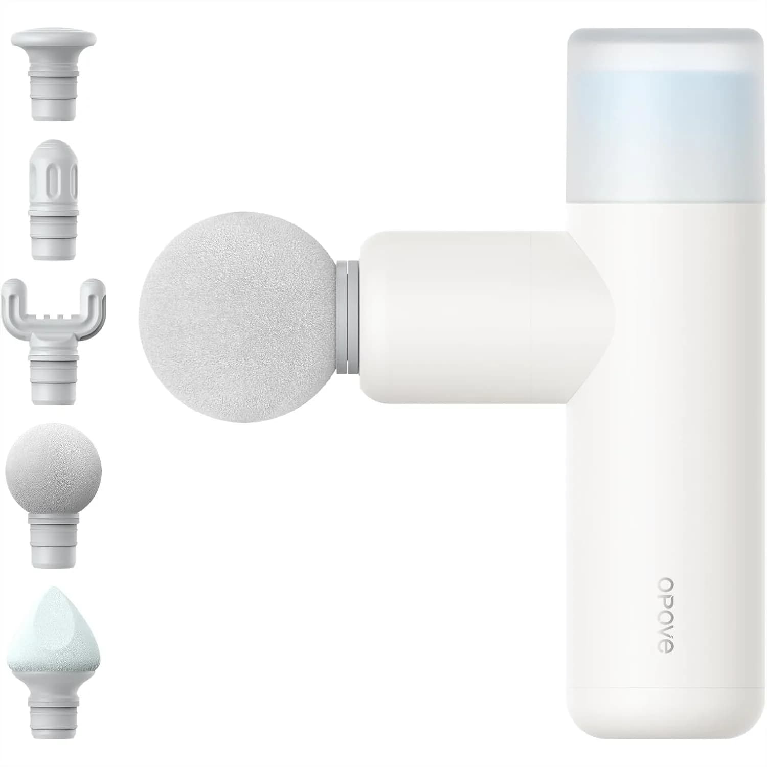 Mini Massage Gun for Back Pain Relief with Facial Mode 7mm Amplitude 4 Levels Ultra Light Portable Rechargeable