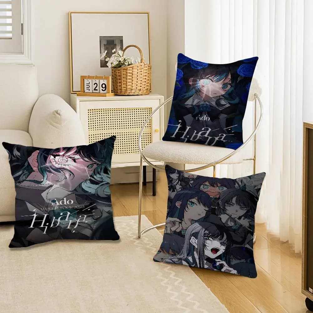 Fodera per cuscino Singer A-Ado, federa per cuscino, cuscino decorativo per divano, decorazione per la casa