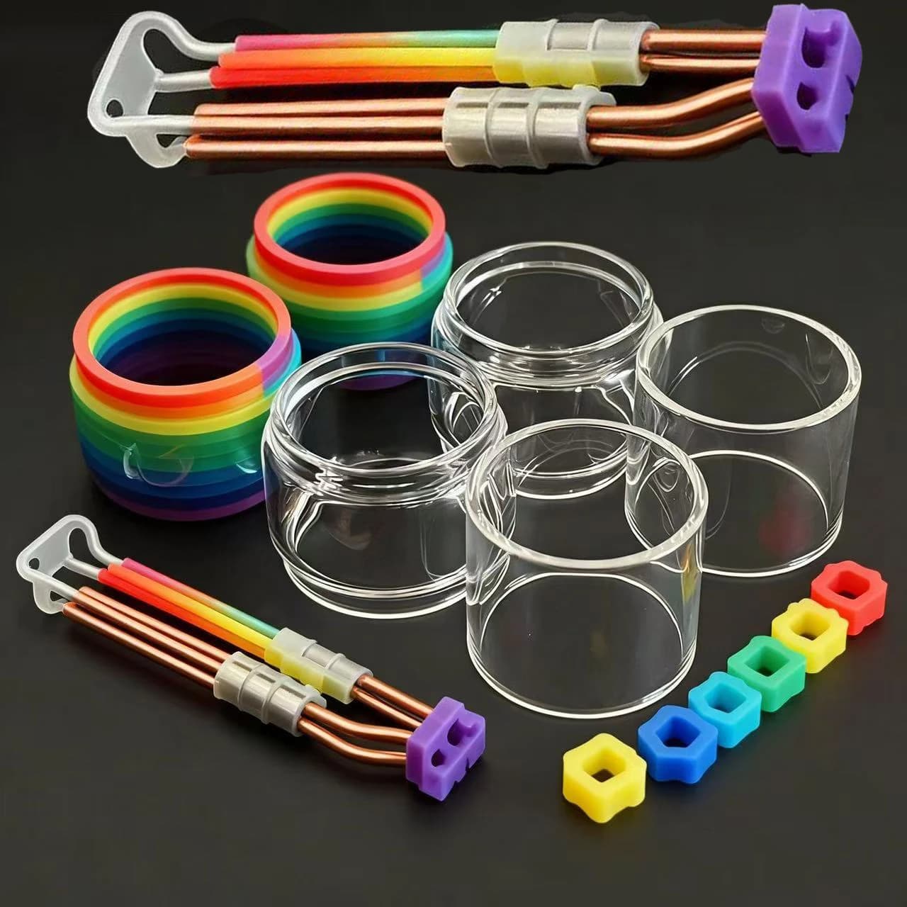5PCS Glass Protective Case Box Protect Z A egis Solo Legend 3/2 T200 X 2 Subohm Previene la rottura del vetro Accessori 3D