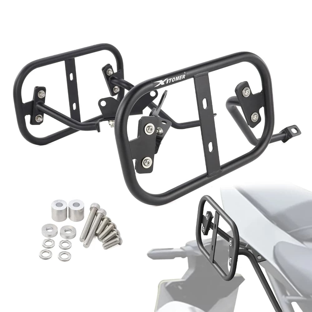 Motorcycle Steel Side Luggage Rack Saddlebag Support Mounting Bracket Pannier Rack CB1000 Hornet / SP 2024-2025 For Honda