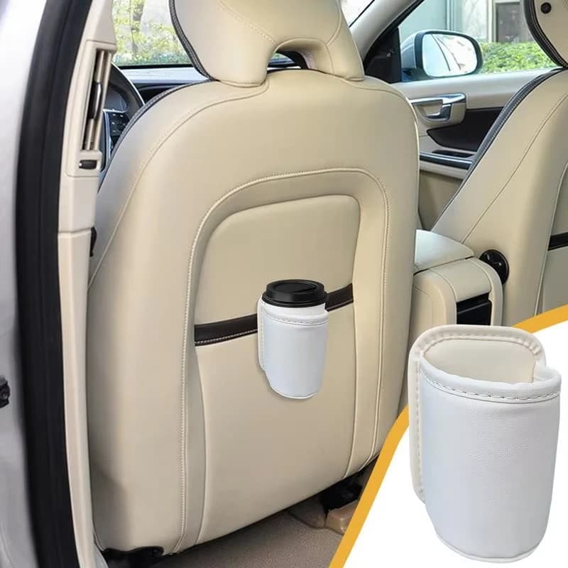 【Bestseller】Organizer portabicchieri per auto - Scatola portaoggetti laterale/positorio posteriore per telefono, bevande e rifiuti - Organizzatore multiuso per auto