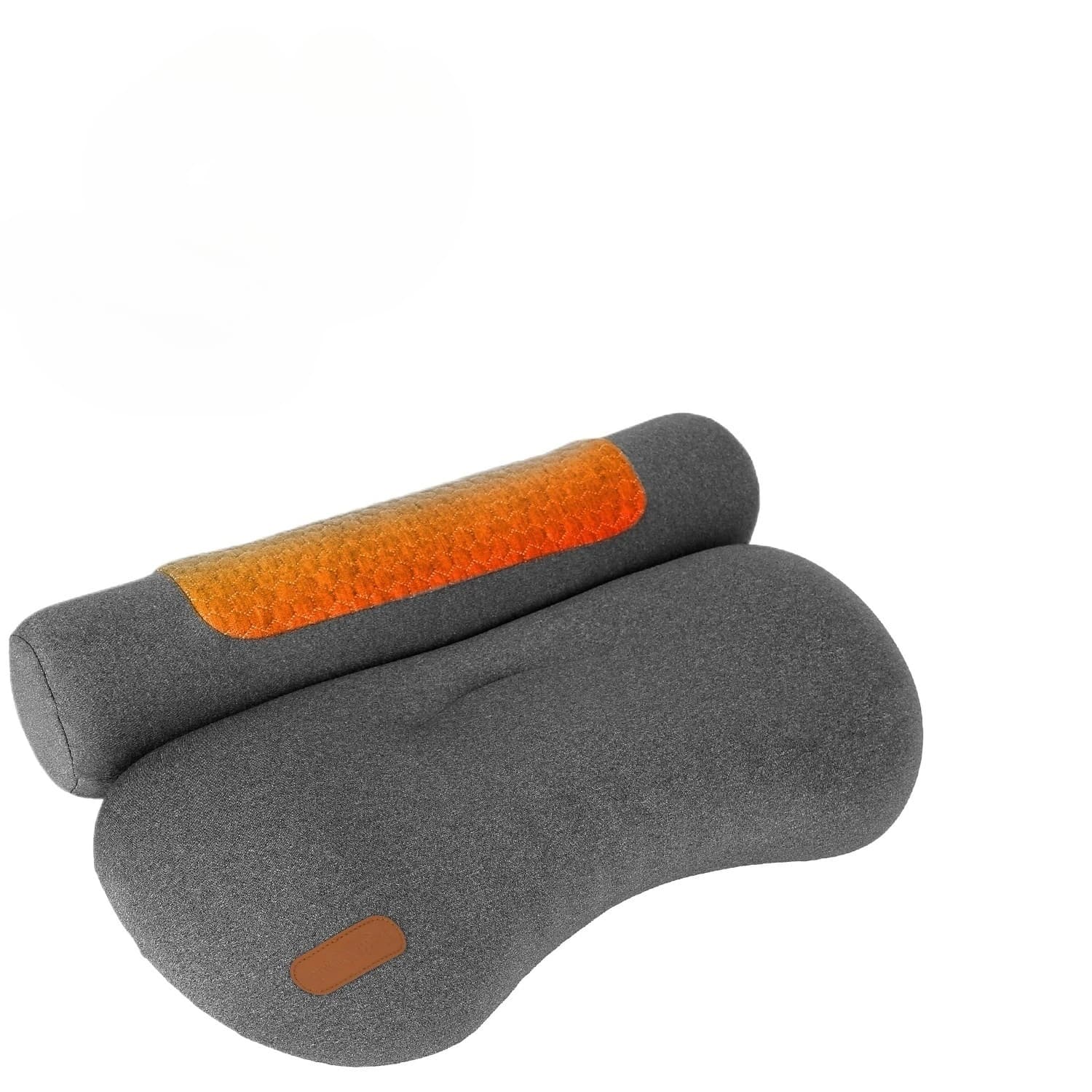 Heated Neck Pillow with 3 Heat Levels, 55D Memory Foam Cervical Pillow for Neck Pain Relief, 30 Mins Auto Off Heating Pillow for Home Office Travel, Zero Pressure Memory Foam Neck Support Pillow with Auto Shut Off & Overheat Protection