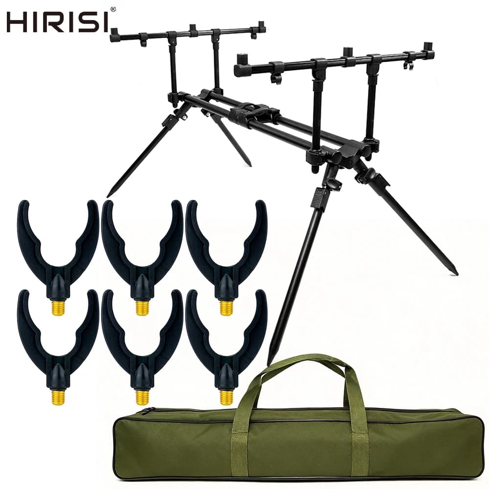 Hirisi fishing waffles set for 3 fishing rods Banking poles Rod support Fishing accessories RP130