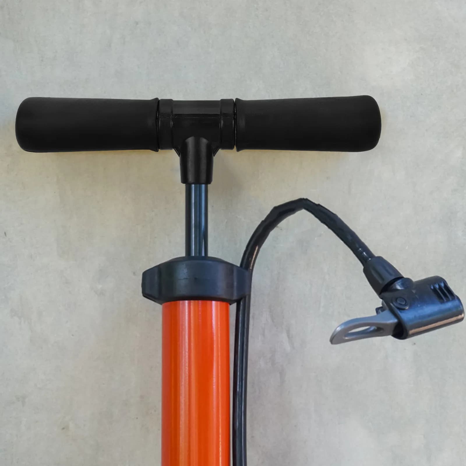Maniglia Ergonomica di Ricambio per Pompa a Mano, per Tubo di Gonfiaggio e Pompa per Pneumatici, Costruzione Robusta in Plastica e Ferro, Facile da Impugnare, per Bici da Esterno