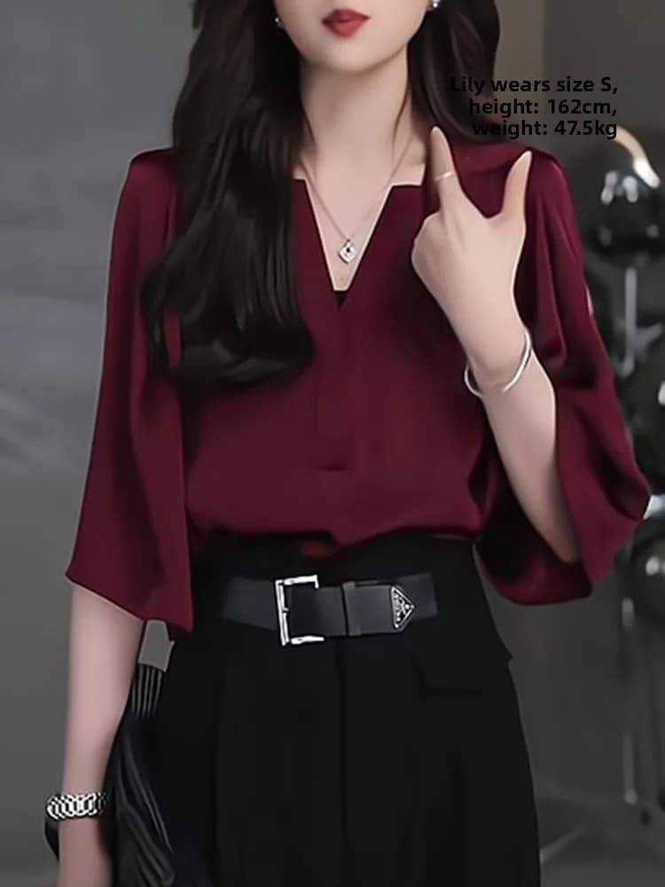 Summer New Design Batwing Sleeve plus Size Asymmetrical Slimming White Short Sleeve T-Shirt Trendy Top Women's Fashion