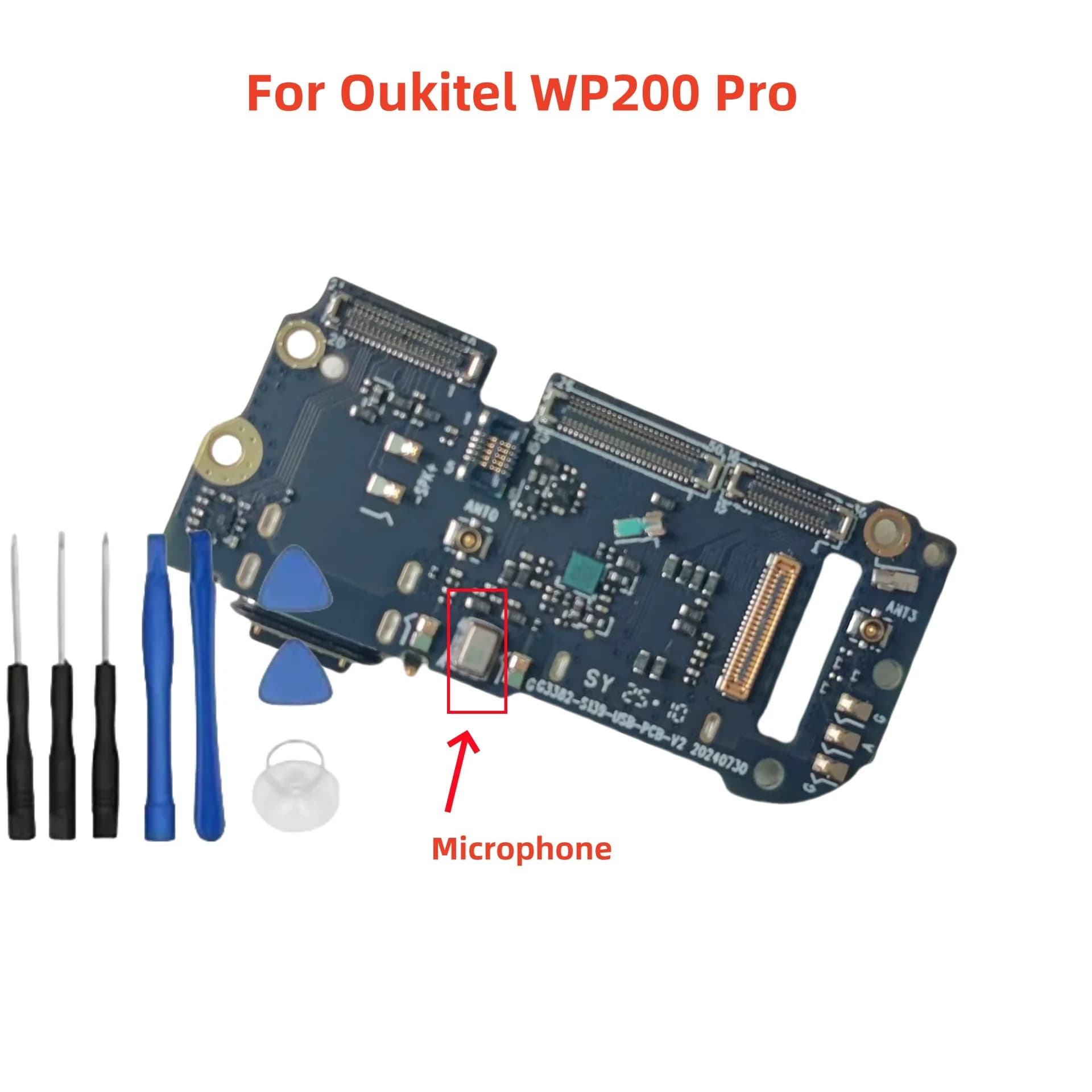 Nuovo originale per Oukitel WP200 Pro telefono cellulare all'interno parti scheda USB dock di ricarica con microfono microfono FPC accessori di riparazione