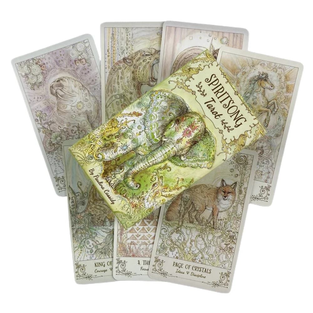 Carte dei tarocchi Spiritsong Mazzo di divinazione Versioni inglesi Edizione Oracle Board Giochi da tavolo per la festa