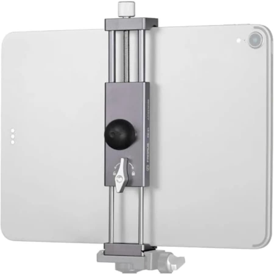 Tablet Holder for Car with Ball Head, Lightweight Design 360 Rotatable iPad Holder for Car/Desk/Commercial Vehicles Dashboard,