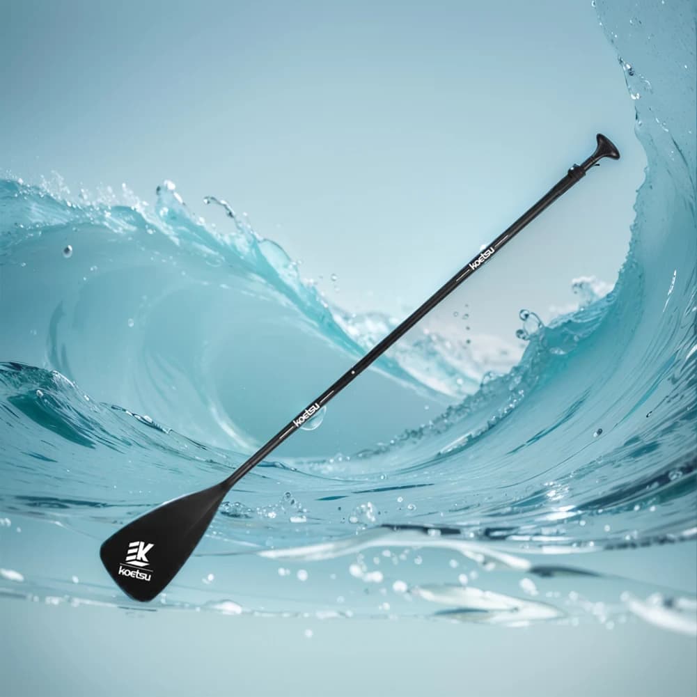 3-Piece Kayak Boat Paddle Adjustable Length Stand Up Paddleboard Paddles Aluminum Alloy SUP Surfpaddle for Canoe Kayaking
