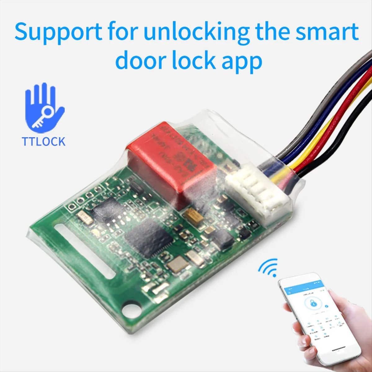A43I TTLOCK App Modulo serratura elettronica remota Modulo serratura scheda Uscita relè Sistema di controllo accessi porta