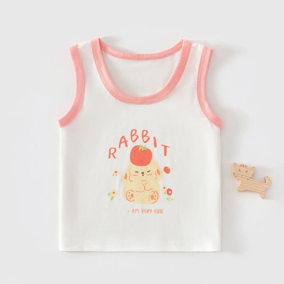Baby Boy Girl Summer Lightweight Cool Vest 6-24M Infant Modal Breathable Daily Wear Vest Newborns Casual Sleeveless T-Shirt