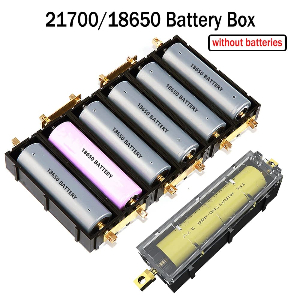 New DIY 1865/21700 Power Bank Cases Splicable Battery Holder Storage Box Case No Soldering Battery Case DIY Kit