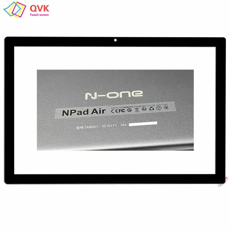 Nero 10.1 Pollici Per N-one NPad Air T310 Tablet 4G LTE Touch Screen Capacitivo Digitizer Sensore Pannello di Vetro Esterno TAB001 N1T1