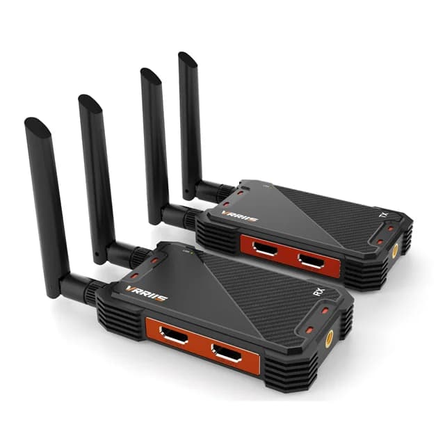 Miglior ritardo + funzione scheda di acquisizione UVC Trasmettitore video wireless HDMI 492FT/150m Uso per streaming live Chiesa Telecamere di gioco domestiche