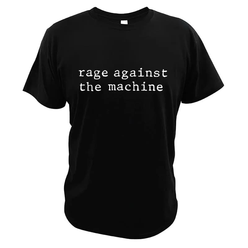 Rage Against The Machine.T-shirt RATM Rap Metal Rock Lovers Hispter Streetwear Premium Summer Soft 100% Cotton Top Taglia EU