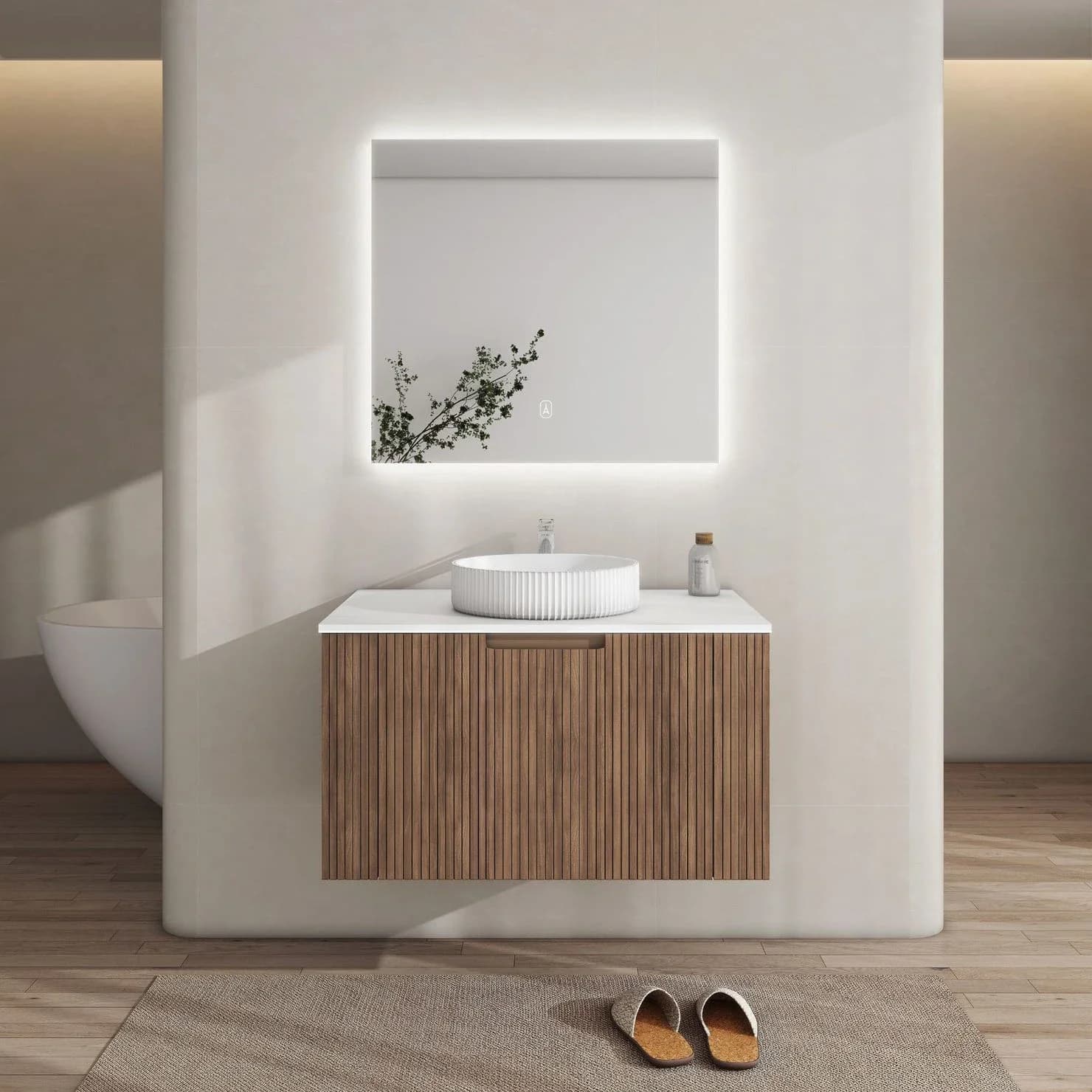 # Produttore di armadietti a specchio intelligenti per bagno Touch Screen Armadietto da parete per salone illuminato a LED Armadietto per medicinali per trucco a LED con specchio