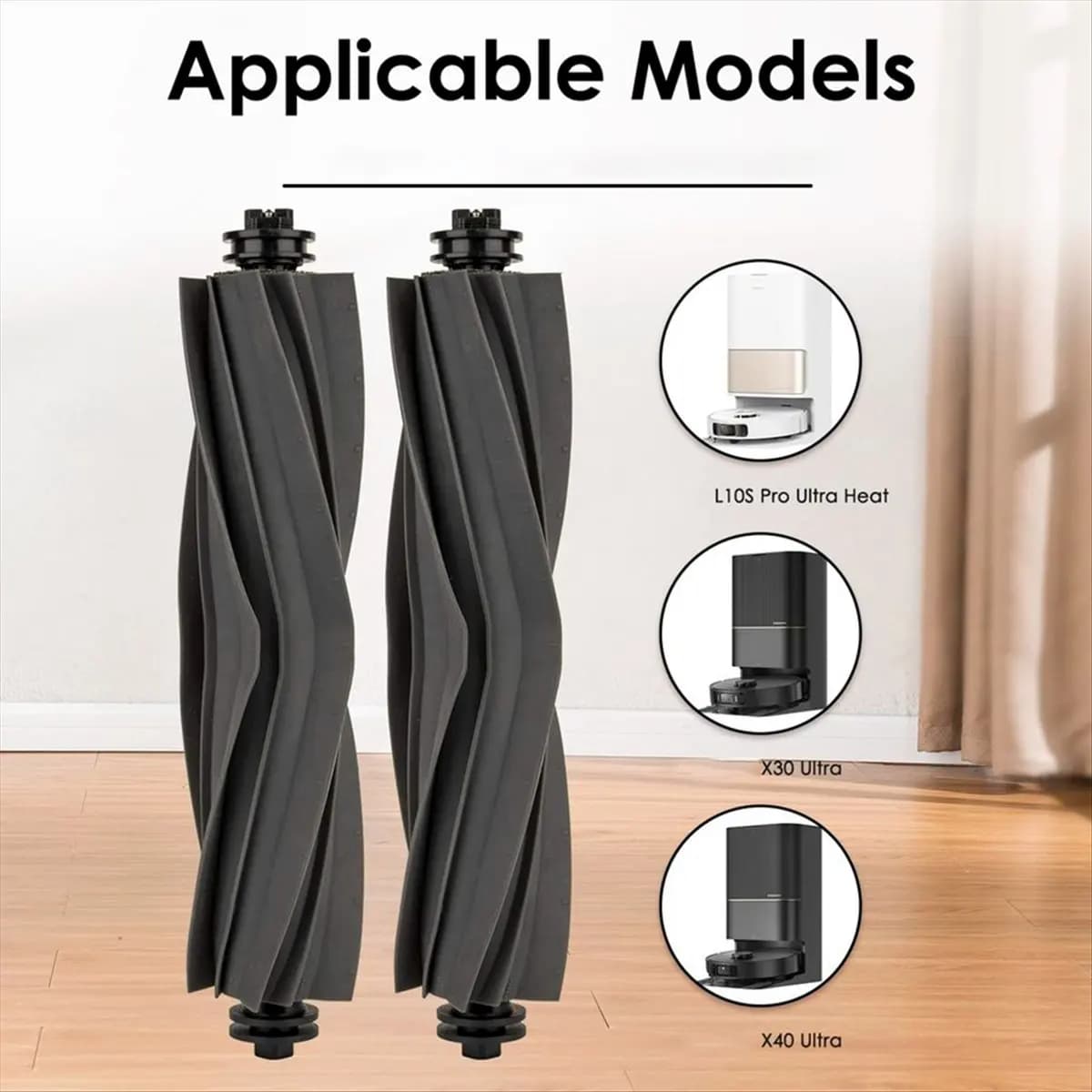 Spazzola Principale A42F per Robot Aspirapolvere Xiaomi X20+ / X20 Plus, Compatibile con Dreame X30 Ultra/ X40 Ultra/ L10s Ultra/ L20 Ultra