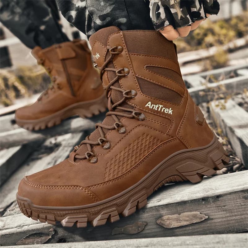 High-Top Boots New Male Boots Outdoor Hiking Boots Tactical Boots Men Boots Special Force Desert Ankle Shoes Men Tactical Boots
