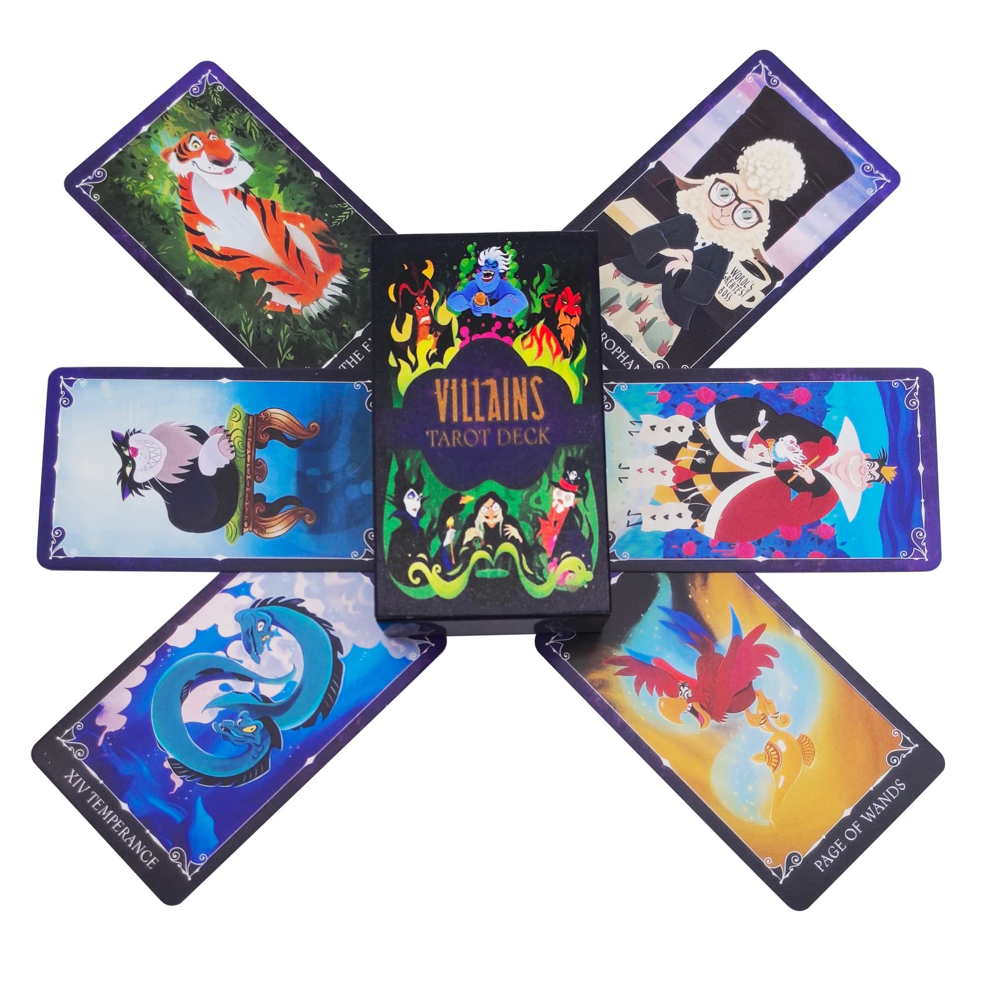 78 pezzi mazzi di tarocchi dei cattivi giochi da tavolo di divinazione di alta qualità giochi di intrattenimento per feste gioco di carte occulte regalo