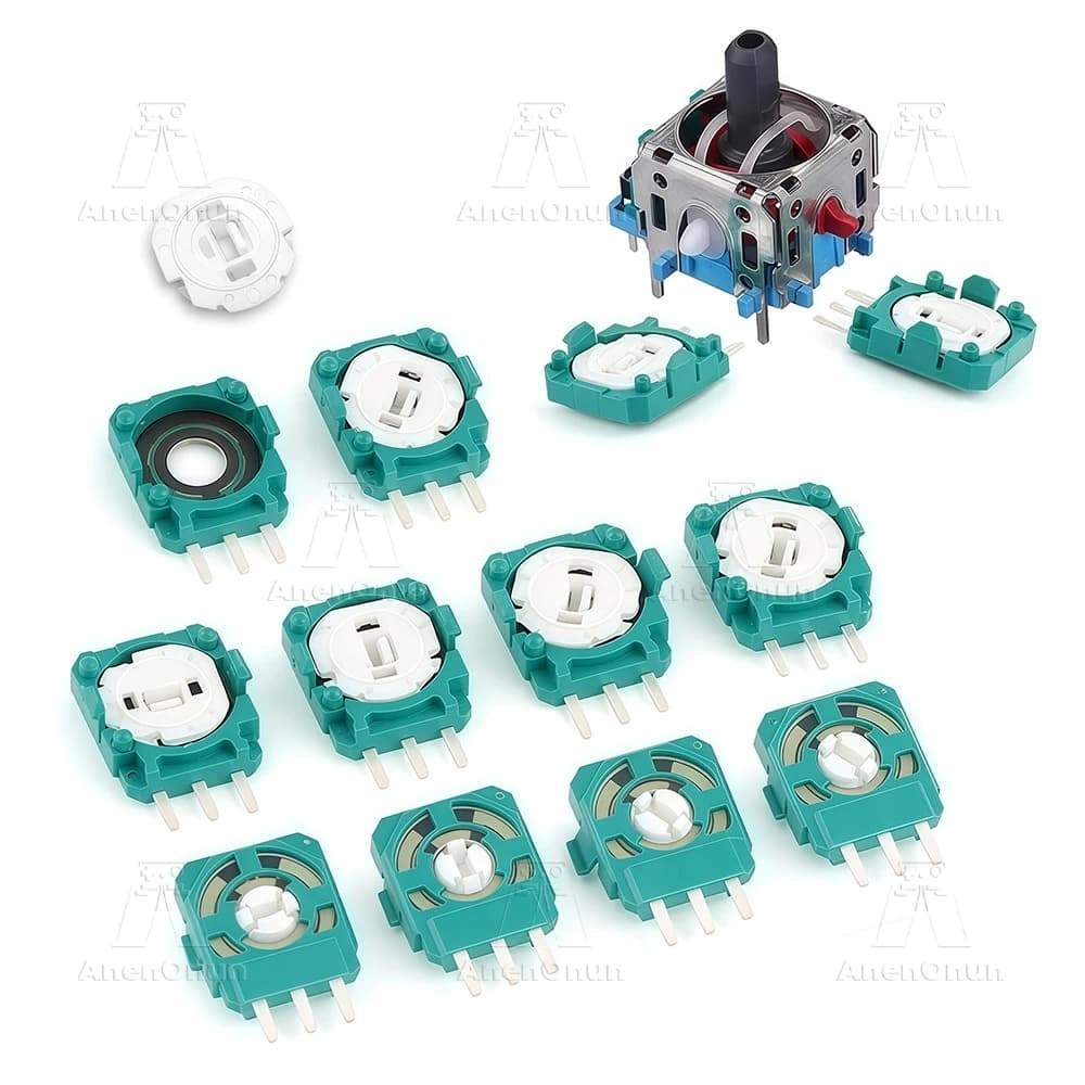 Sostituzione originale del potenziometro da 2K3 Ohm PS5 ALPS Controller joystick Trim Pot Modulo resistore Kit di correzione stick analogico 3D - Verde