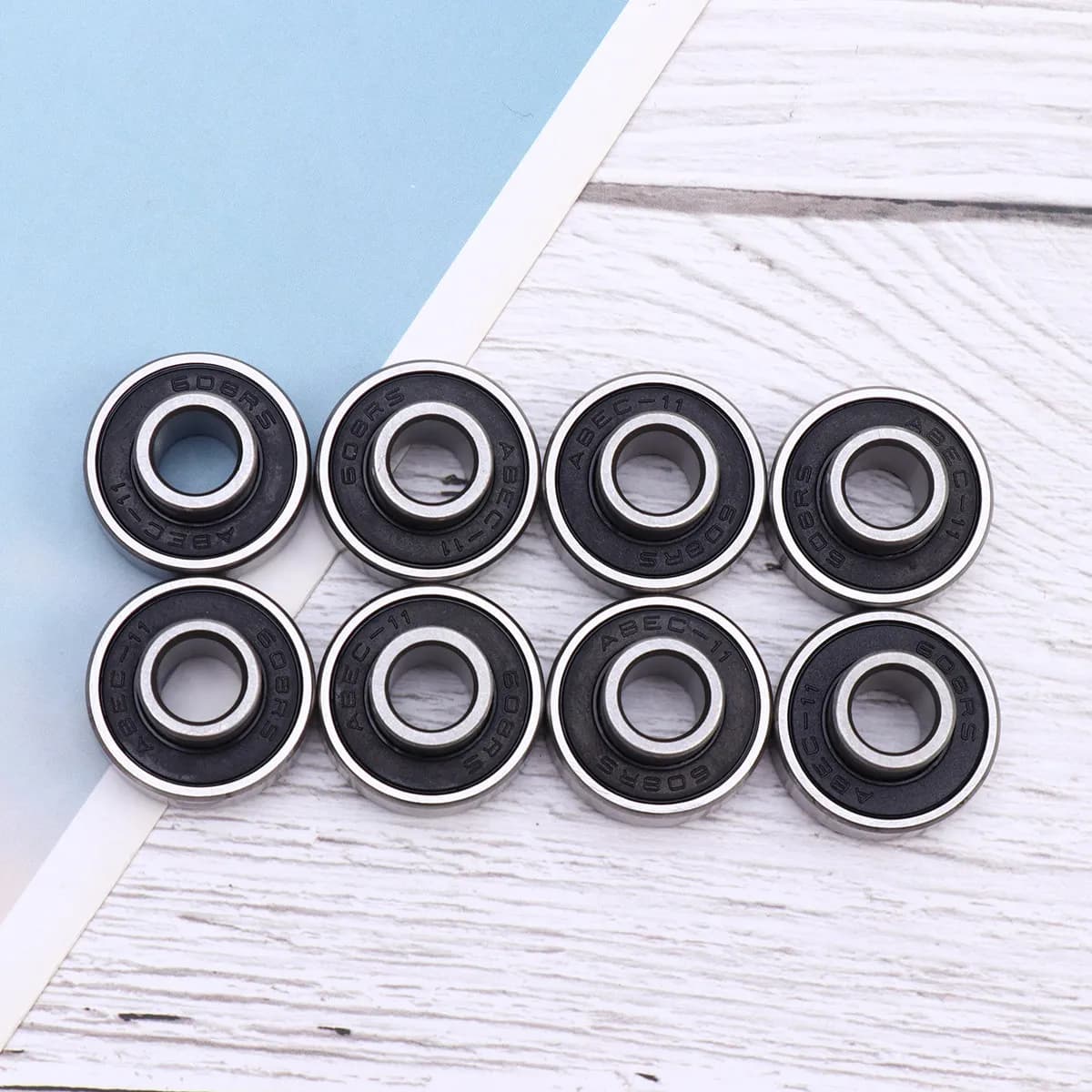 8 Pcs Bearing for Scooter Skate Board Skateboard Roller Bearings Wheels Bushings Speed