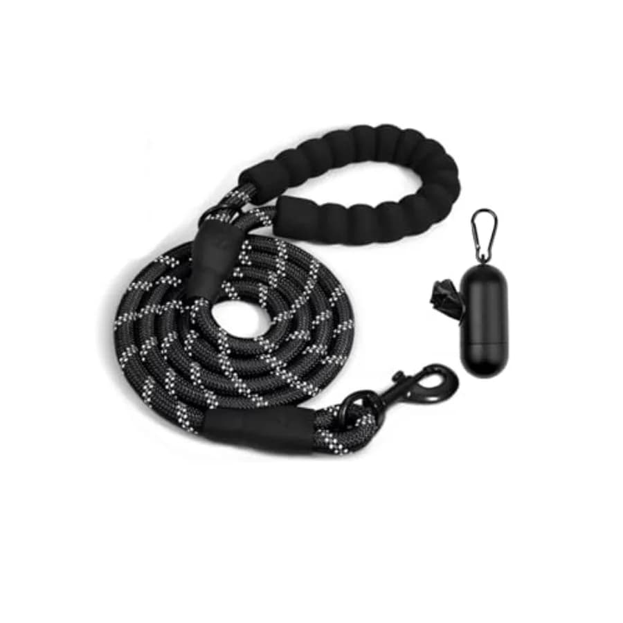 Round Dog Leash, Heavy Duty, Durable Rope for Small, Medium, and Large Dogs, Lightweight Design for Walking, Training, and Outd