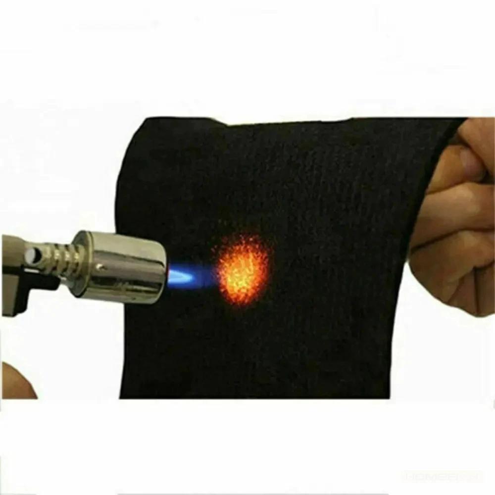 HOMEFISH Fire Retardant Mat Black Welding Protective Cover Insulating Mat High Temperature Working Mat Different sizes