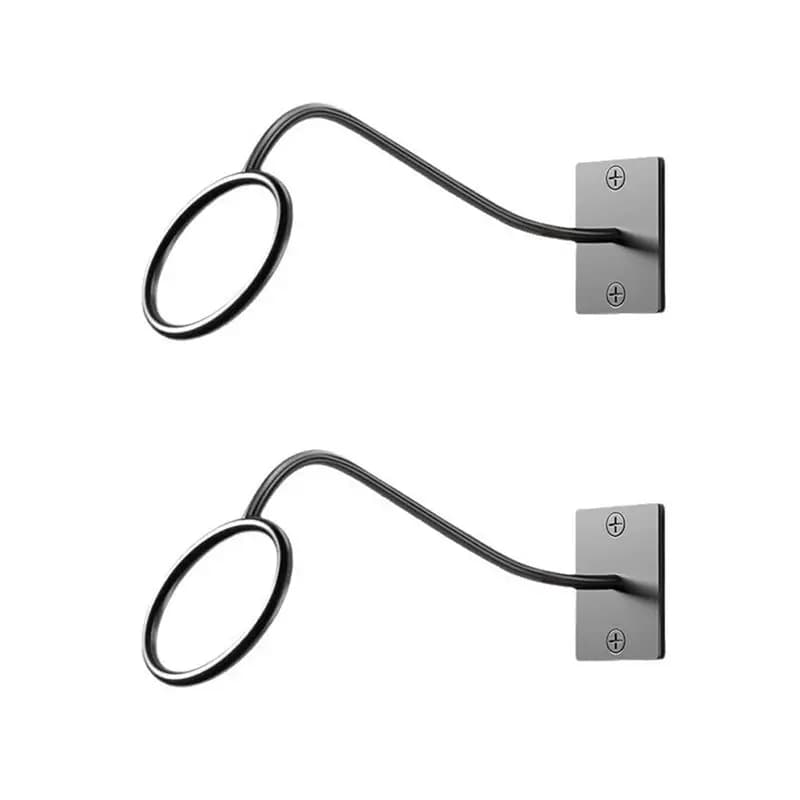 ABKY-2 Pack Porta Cappelli da Cowboy, Supporto da Parete per Cappelli, Organizzatore in Metallo per Cappelli da Cowboy, Ganci Appendi Cappelli per Cappelli a Tesa Larga