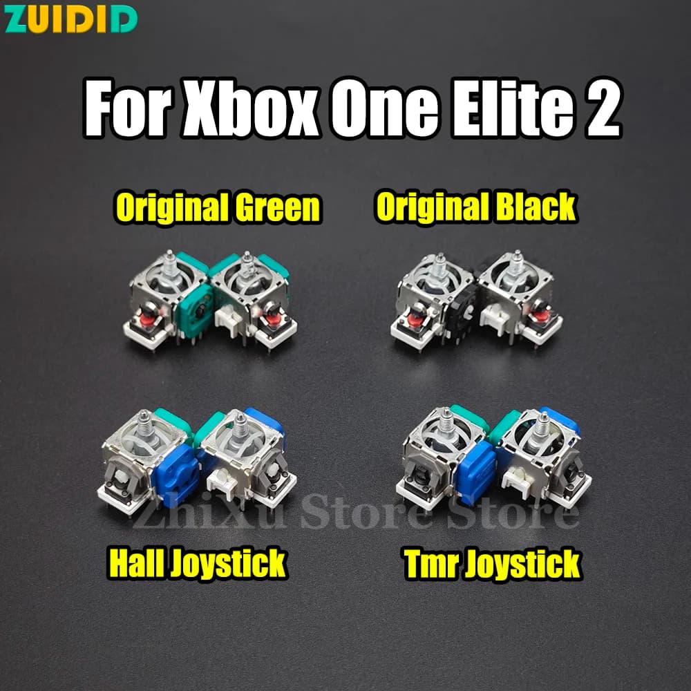 10pcs Original 3D Analog Hall Joystick TMR Joystick For Xbox One Elite 2 Controller ThumbSticks Sensor Module Repair Parts