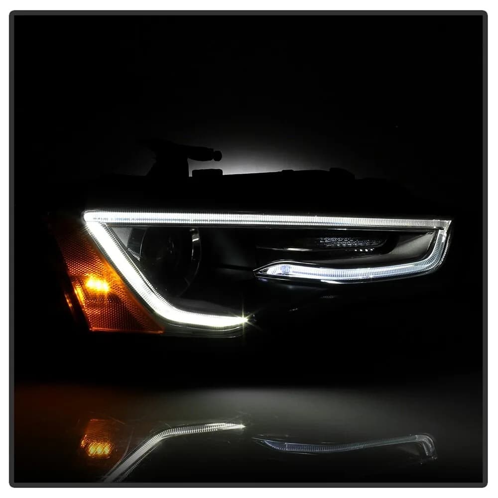 Proiettore faro HID/Xenon per Audi A5 S5 2013-2017 senza AFS con LED DRL Destro