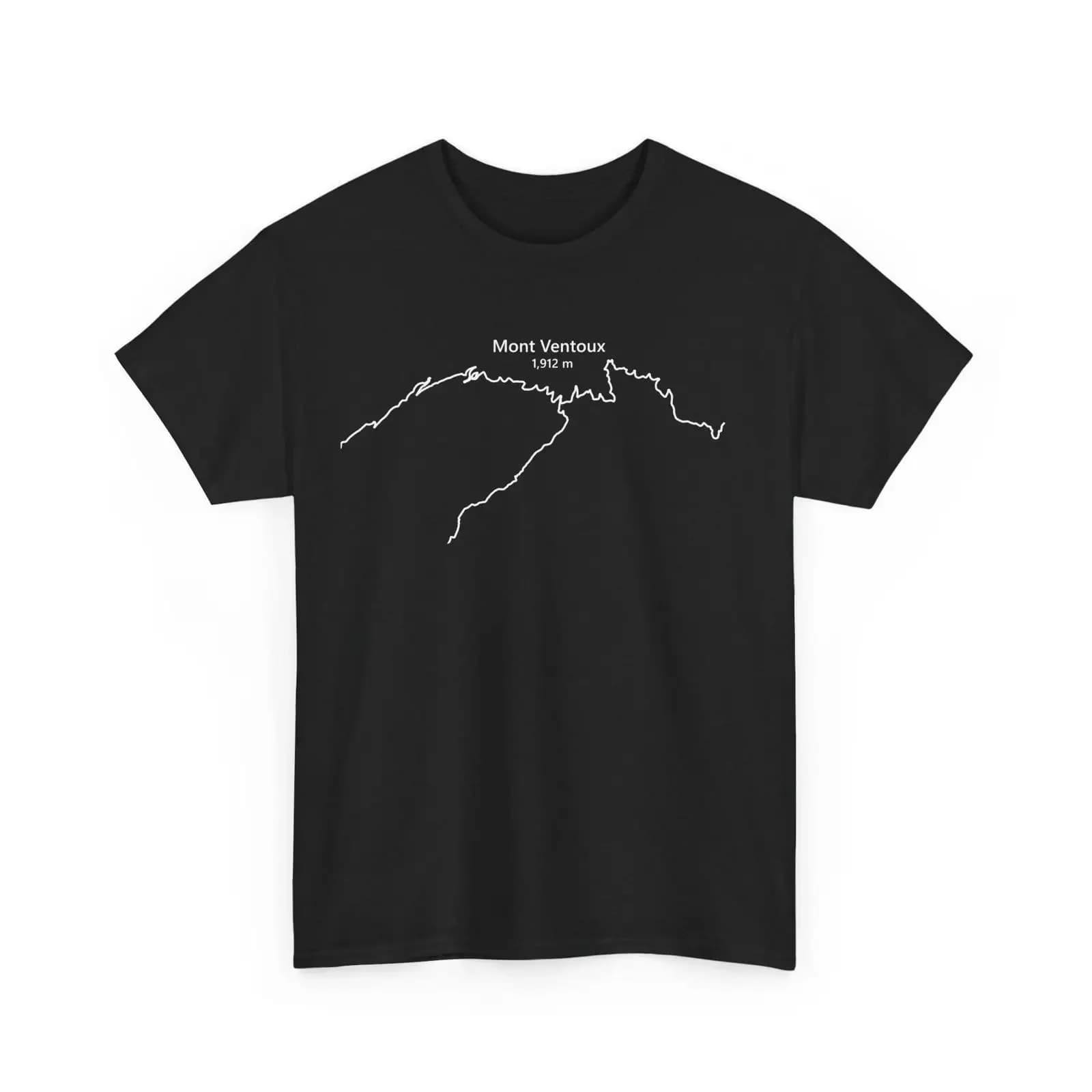 Maglietta da ciclismo Mont Ventoux per alpinisti e ciclisti, vintage, effetto lavato, streetwear alla moda, unisex, leggermente elasticizzata, versatile