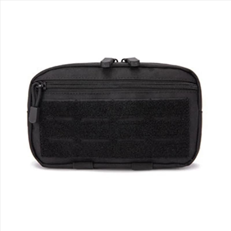 A64T- Multipurpose Compact Marsupi Nylon Molle Case 1000D Travel Belt for Cycling Running Black