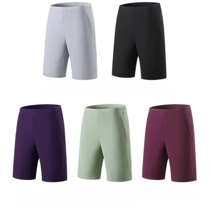 Summer Outdoor Men's Cycling Sports Lightweight Breathable Casual Shorts Loose and Comfortable Ice Silk Five Speed Drying Shorts