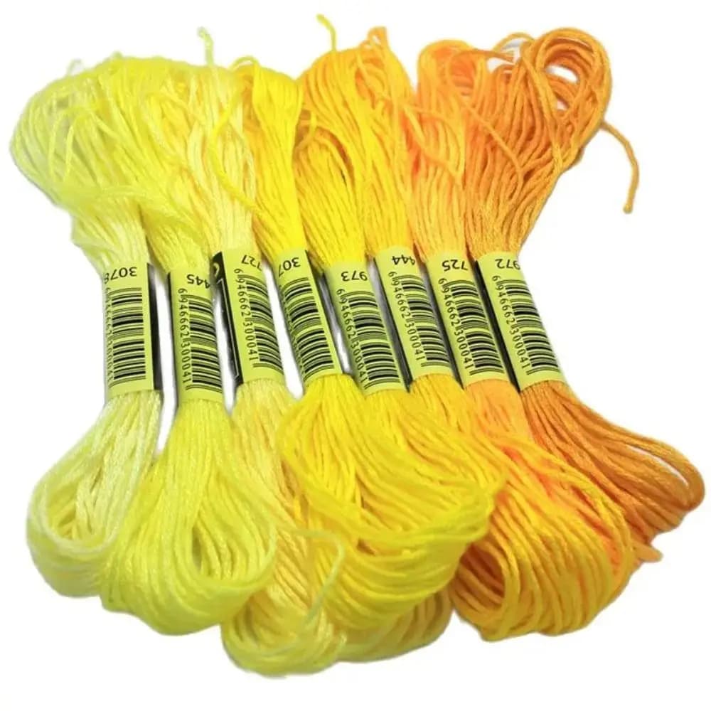 Filo a punto croce lo stile unico punto croce filo da ricamo in cotone filo interdentale per cucire matasse artigianale Dofferent colore sfumato