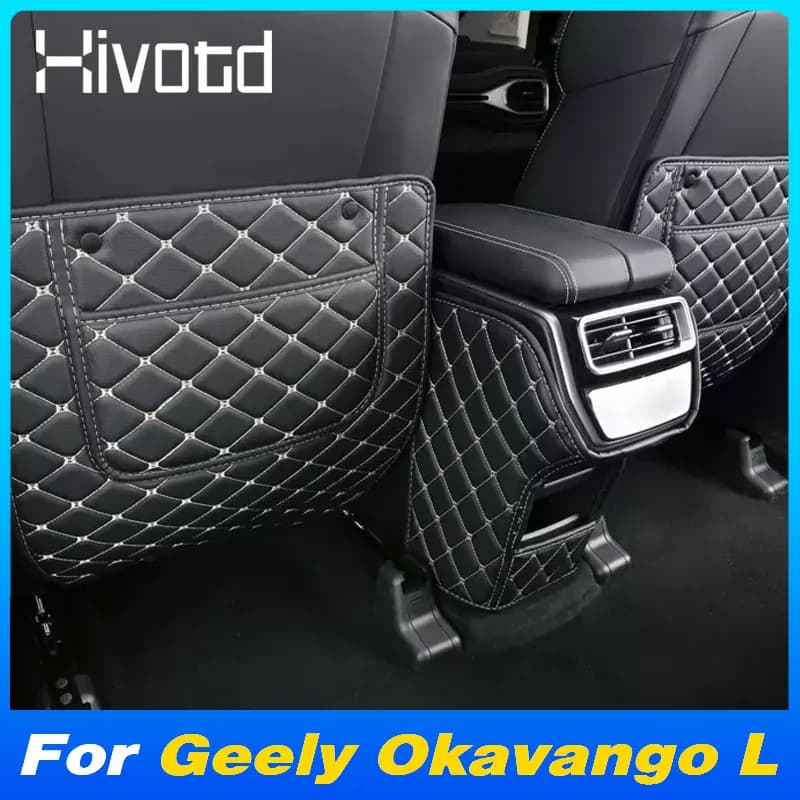 Rear seat for car Anti-shoe Cover Part Waterproof Dust Protection Interior accessories for Geely New Okavango L 2024