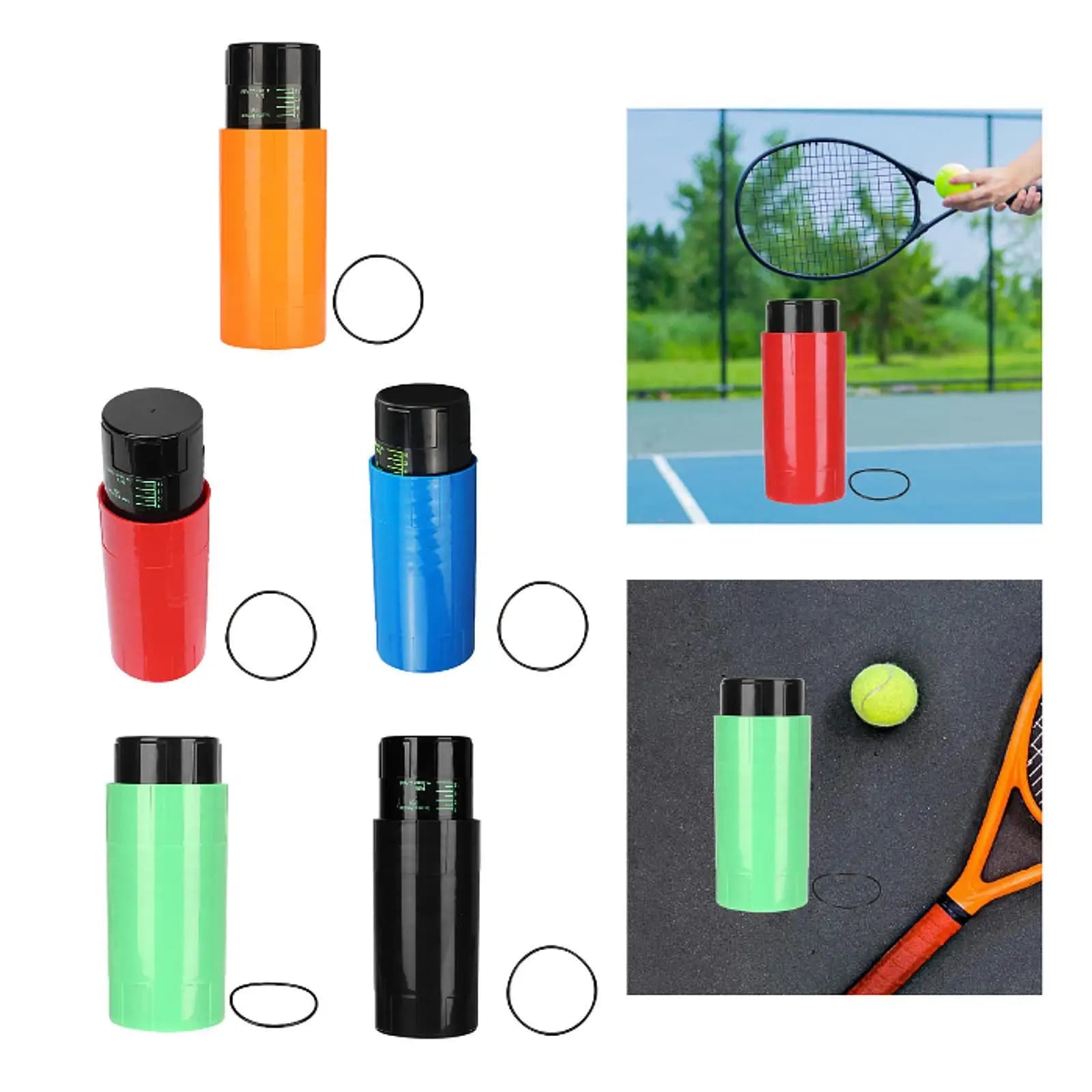 Salvadanaio per palline da tennis Facile da trasportare Manutenzione della pressione Accessori Regalo Ripristina la forma del tennis Pratica scatola di immagazzinaggio per il trasporto